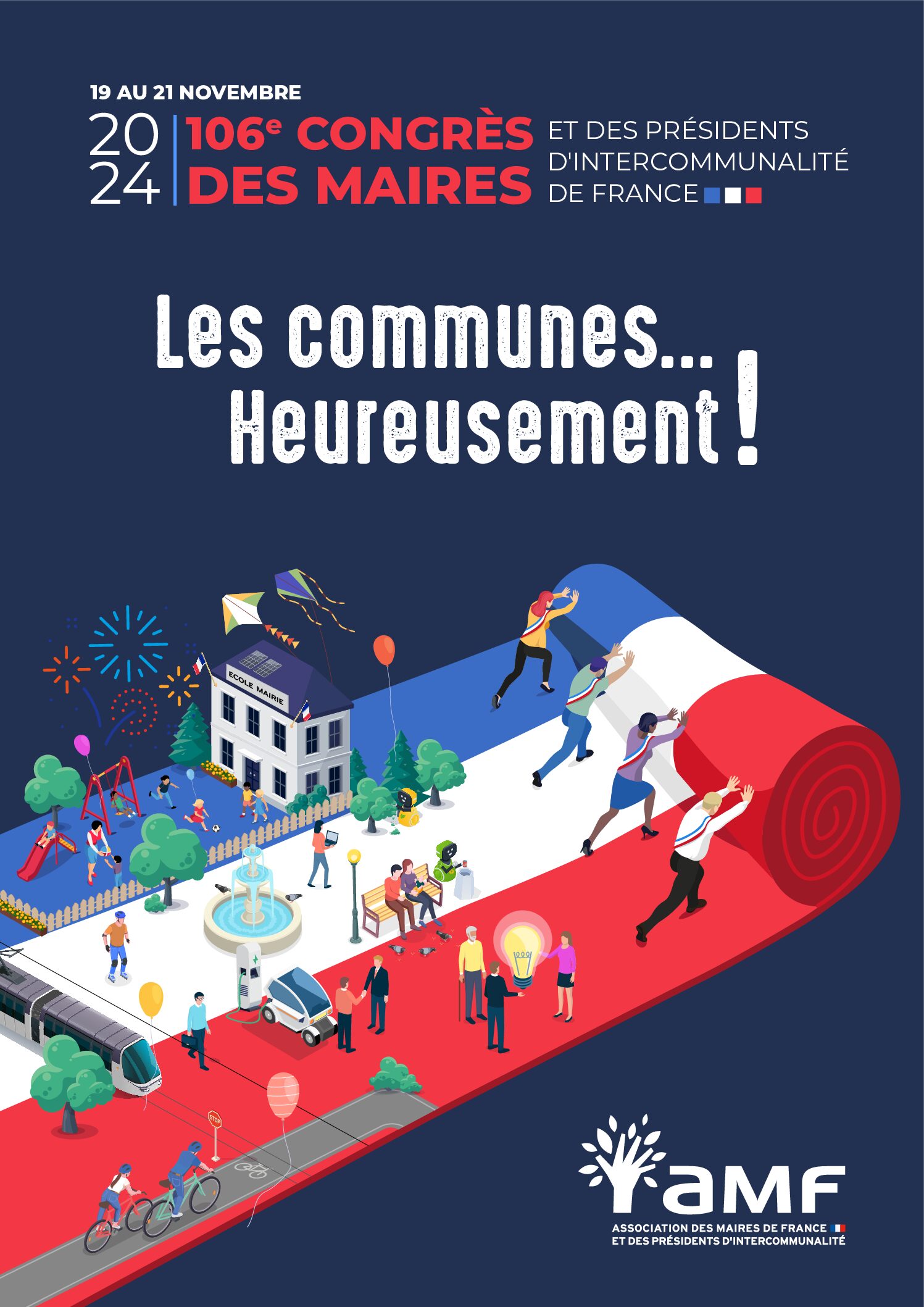 Le 106ème Congrès des Maires de France du 19 au 21 nov. 2024